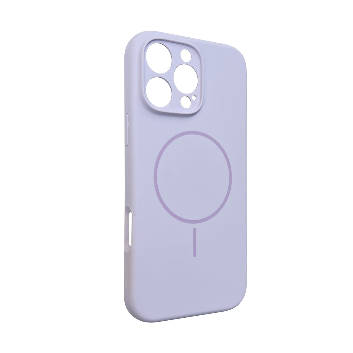 Apple iPhone 16 Pro Max Case - Purple - Extra Strong Liquid Silicone MagSafe Back Cover with Magnetic Ring