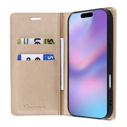 Apple iPhone 18 Pro Hoesje - Soft Beige - Dunne Leather-look Back Cover