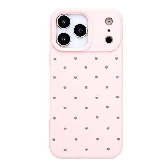 Apple iPhone 17 Pro Max Hülle - Rosa - Herzchen-Backcover