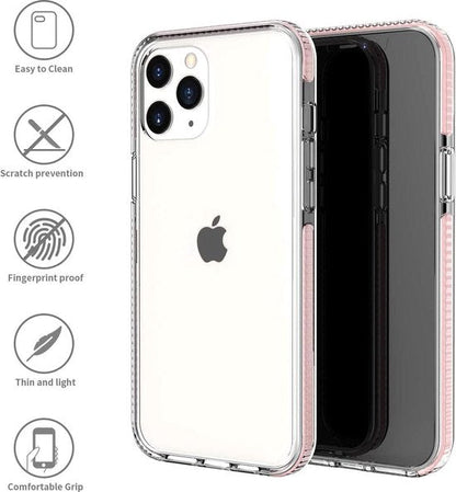 Apple iPhone 11 Pro Max Hülle - Rosa - Stoßfestes Backcover