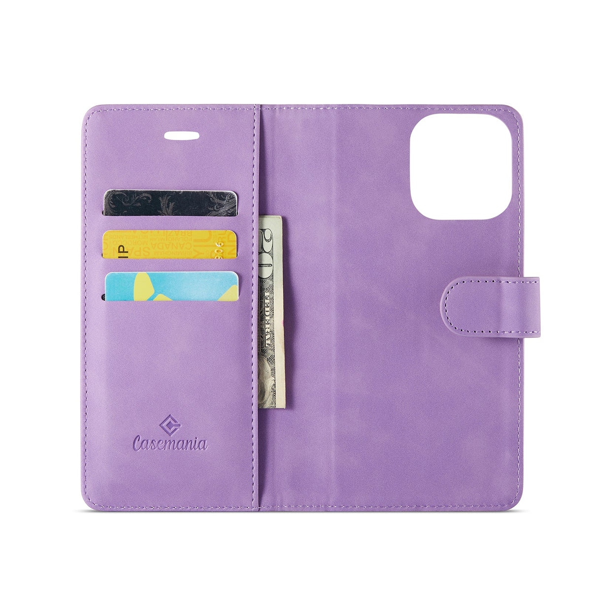 Apple iPhone 16 Pro Max Case - Bright Lila - 2-in-1 Wallet Case