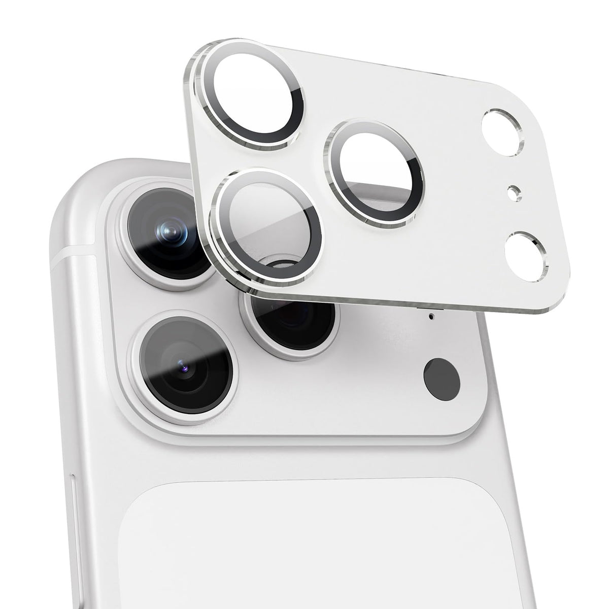 Apple iPhone 17 Pro Max Kamera-Schutz - Silber - 1 Stück