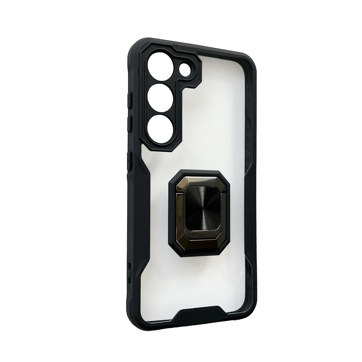 Samsung Galaxy S23 Plus Hoesje - Zwart - Ring Kickstand Back Cover
