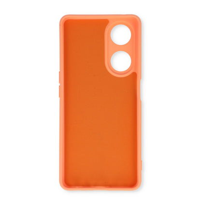 Oppo A78 Hoesje - Roze - Siliconen Back Cover met Telefoonkoord