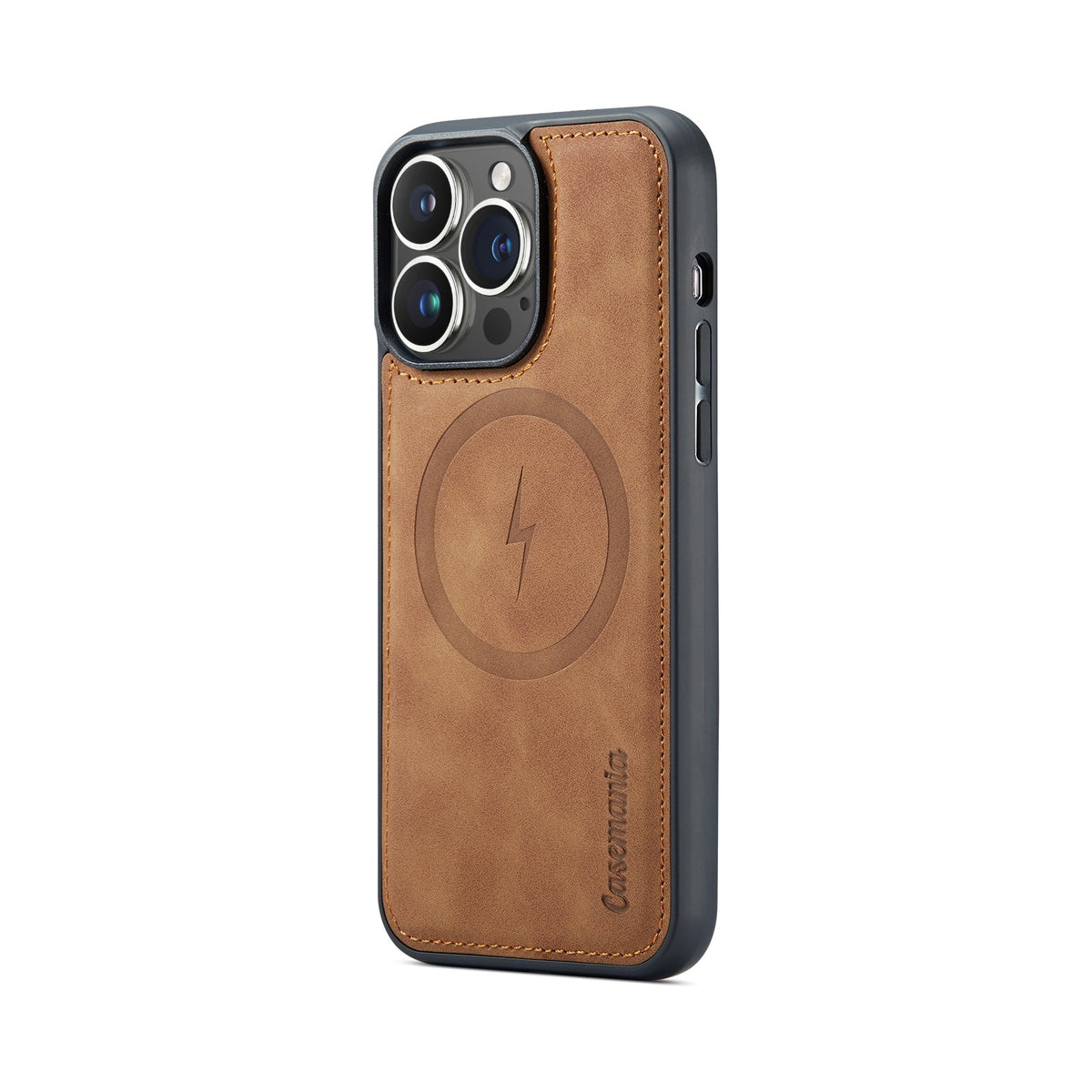Apple iPhone 15 Plus Hülle - Sienna Brown - 2-in-1 MagSafe-Klapphülle mit Kartenfach