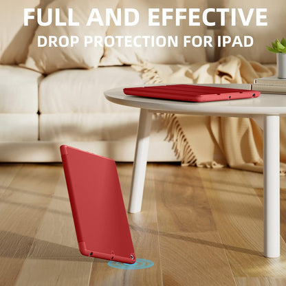 Apple iPad 8 10.2 (2020) Tablethoes - Rood - Smart Cover