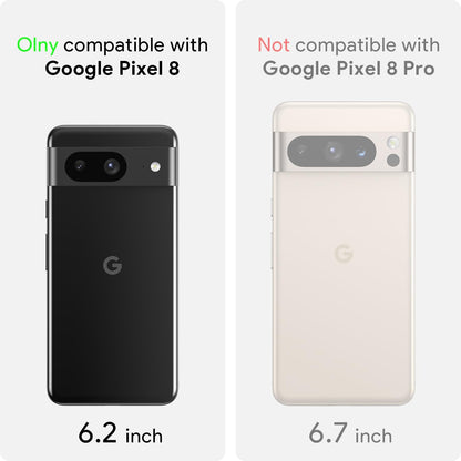 Google Pixel 8 Hülle - Transparent - Stoßfestes Backcover