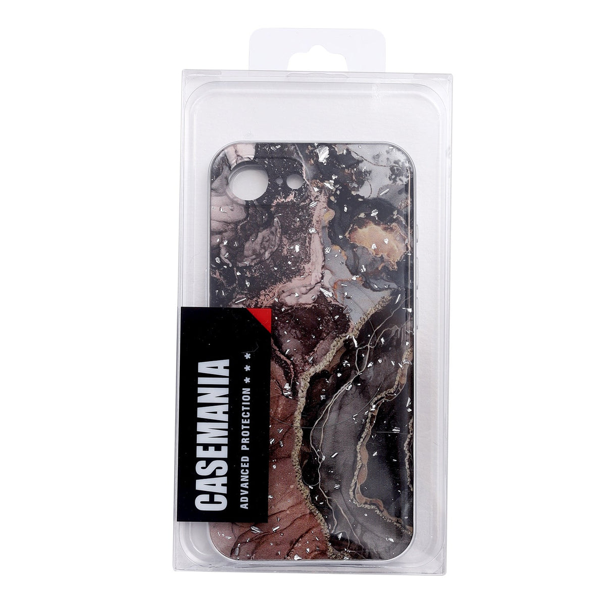 Apple iPhone 17e Case - Black - Marble MagSafe Back Cover