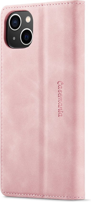 Apple iPhone 14 Hoesje - Pale Pink - Dunne Bookcase