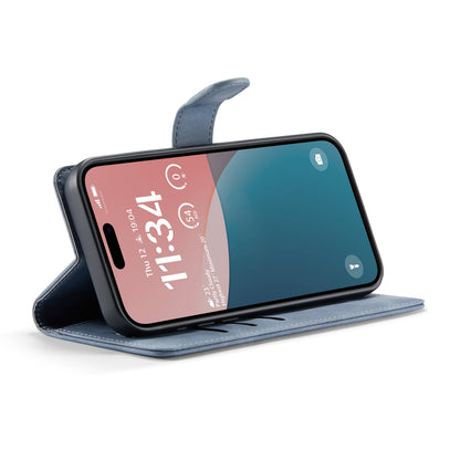 Apple iPhone 16 Plus Hülle - Shadow Gray - 2-in-1 Klapphülle mit Kartenfach