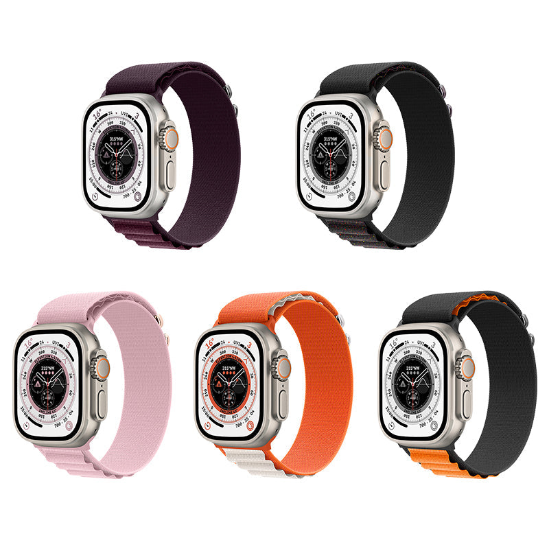 Apple Watch Bandje 38/40/41/42 mm - Hoco Climbing WA20 Nylon - Groen