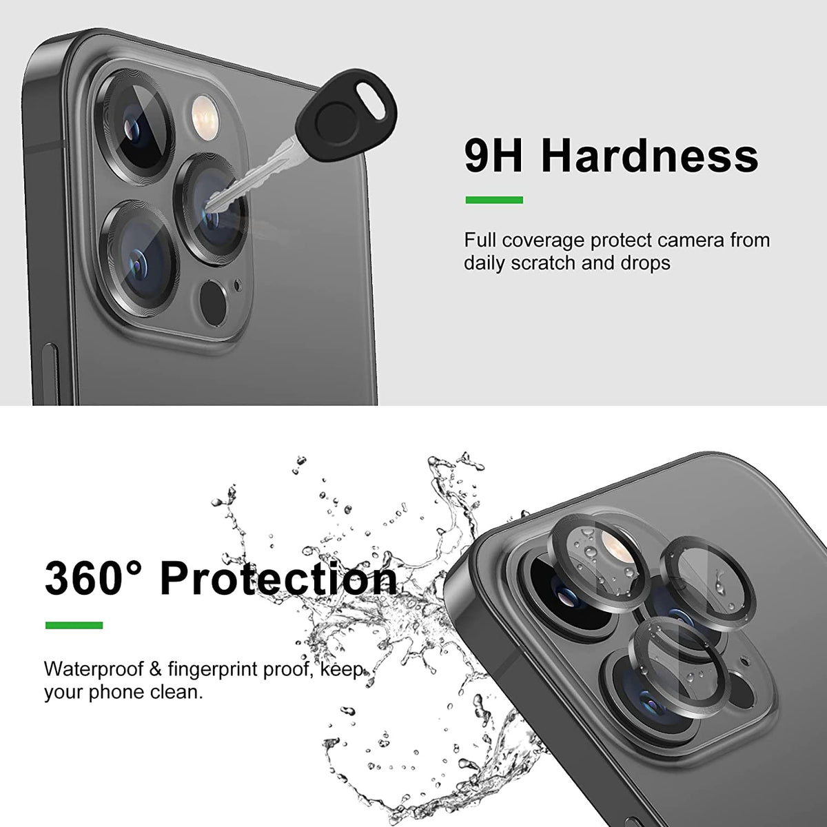 Apple iPhone 14 Pro Kameraschutz - Schwarz - 1 Stück