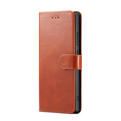Samsung Galaxy S24 Ultra Hoesje - Sienna Brown - Echt Leren 2 in 1 Bookcase