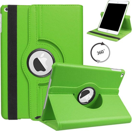 Apple iPad 7 10.2 (2019) Tablethoes - Groen - Draaibare Bookcase