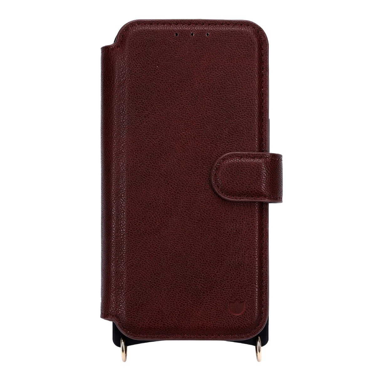 Apple iPhone 16 Pro Max Hoesje - Wijn Rood - CM Amsterdam Back Cover met Telefoonkoord