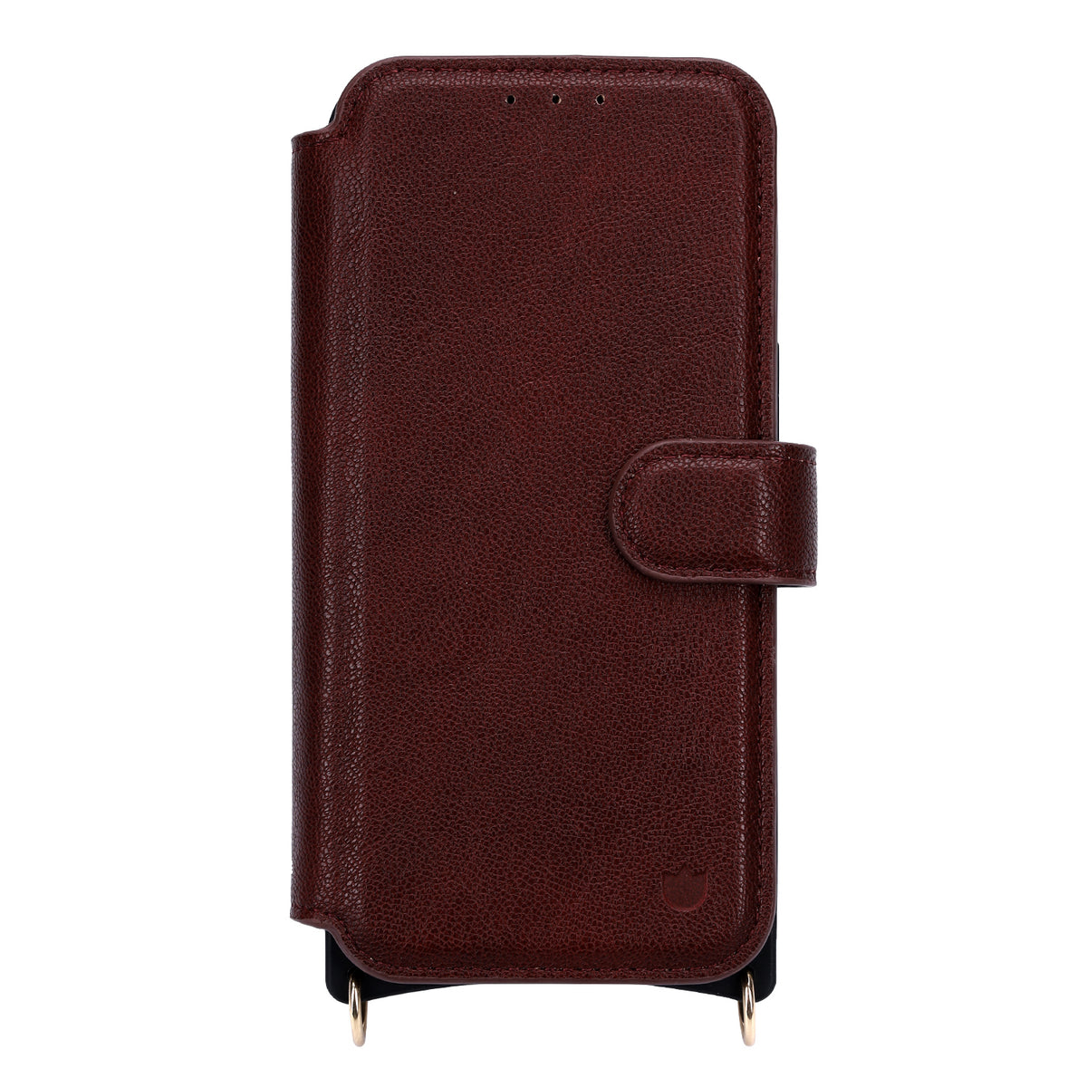 Apple iPhone 16 Pro Max Hoesje - Burgundy Red - 'Amsterdam' Magnetische Wallet Case met Pasjeshouders en