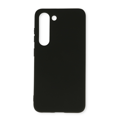 Samsung Galaxy S23 Plus Hülle - Schwarz - Mattes Silikon-Backcover
