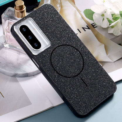 Samsung Galaxy A17 Hoesje - Zwart - Glitter MagSafe Back Cover