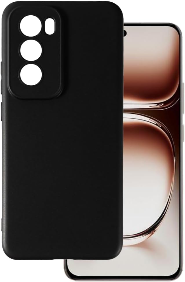 Oppo Reno 12 Hoesje - Zwart - Siliconen Back Cover