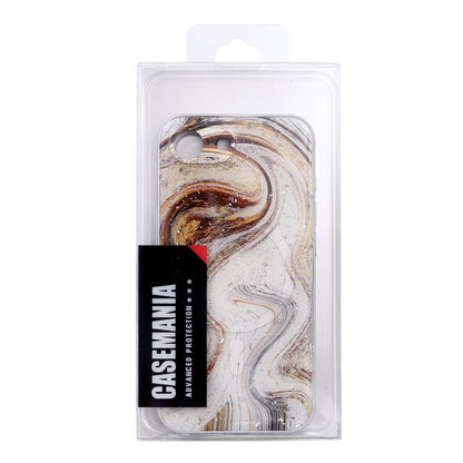 iPhone 16e Hoesje - Wit - Marmer MagSafe Back Cover