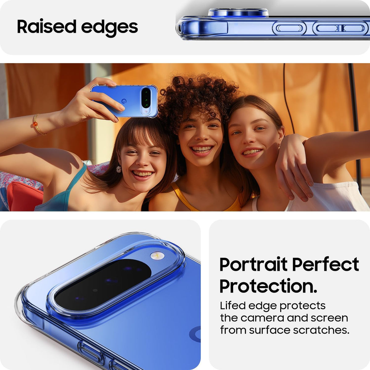 Google Pixel 10 Pro Hoesje - Transparant - Anti-Shock Back Cover