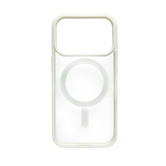 Apple iPhone 17 Pro Hülle - Weiß - Bumper-MagSafe-Backcover