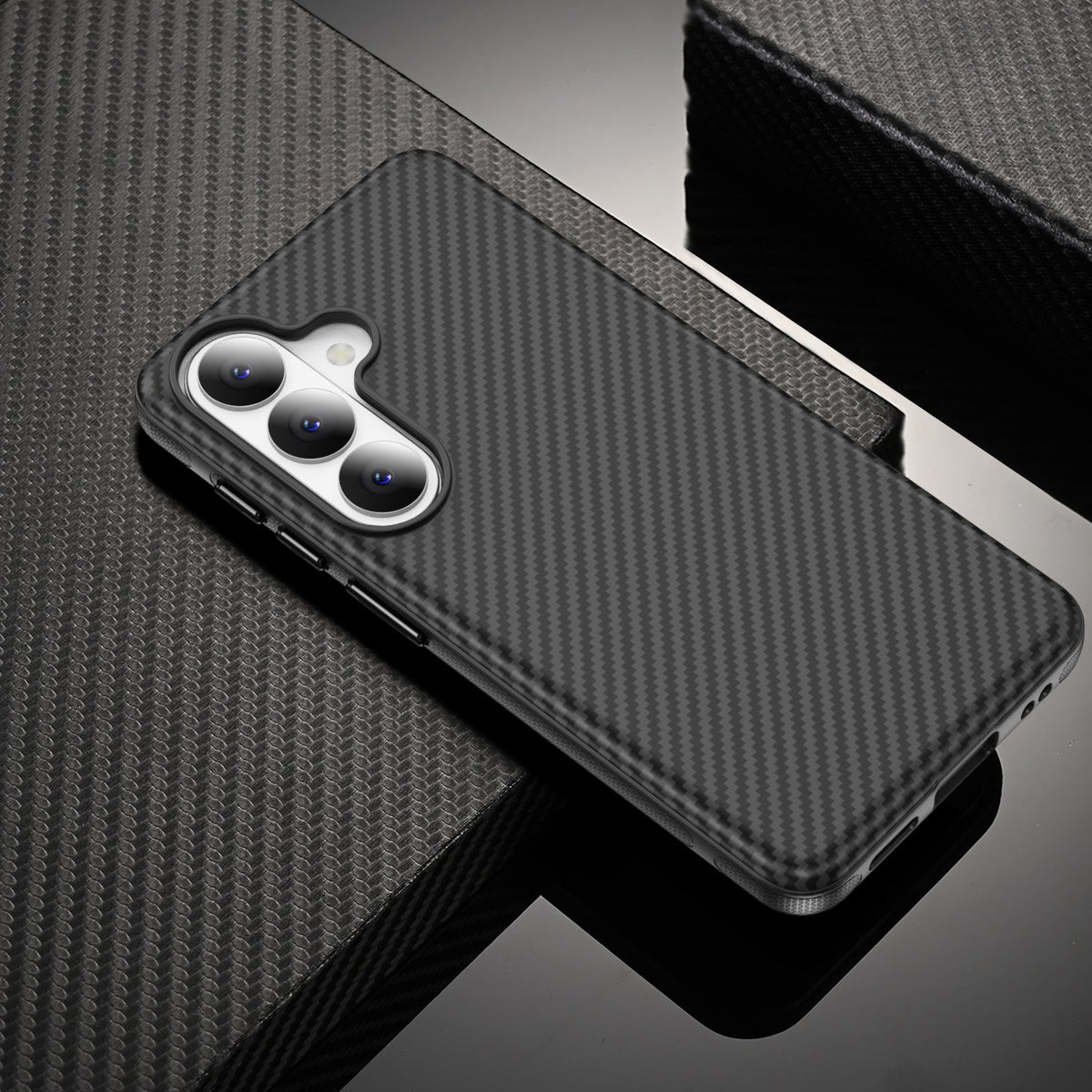 Samsung Galaxy S26 Case - Matte Black - Carbon MagSafe Back Cover