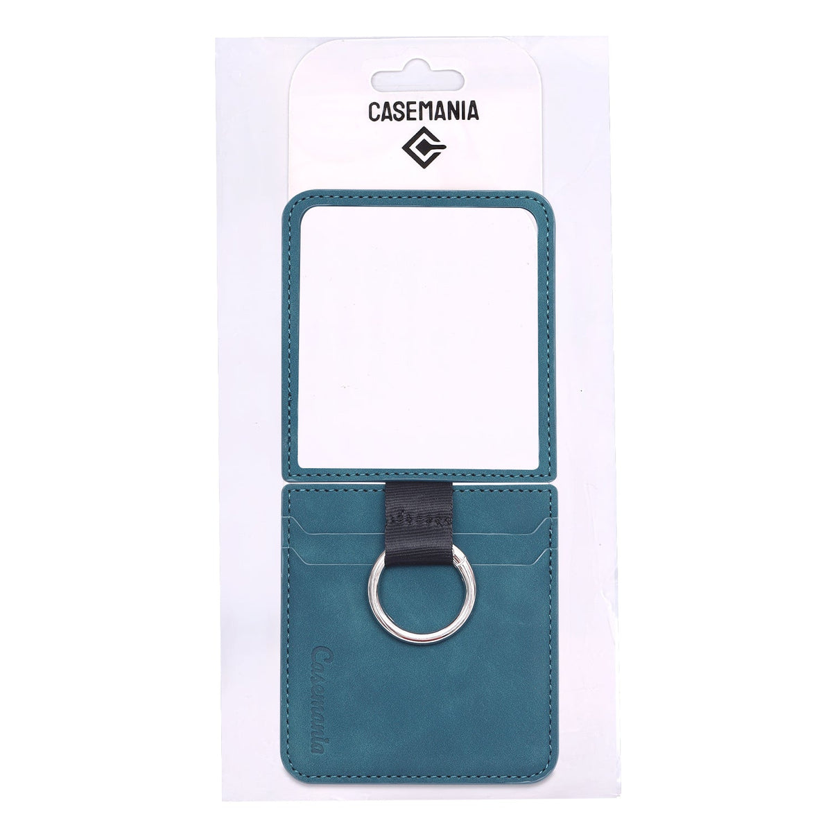 Samsung Galaxy Z Flip 7 Hoesje - Emerald Green - Ring Kickstand Back Cover