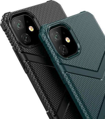 Apple iPhone 11 Hoesje - Zwart - Anti-Shock Anti Slip Back Cover