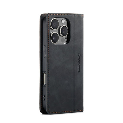iPhone 16 Pro Hoesje - Charcoal Gray - Dunne Bookcase