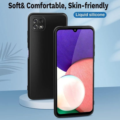 Samsung Galaxy A22 5G Hoesje - Zwart - Siliconen Back Cover