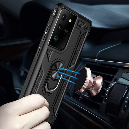 Samsung Galaxy S21 Ultra Case - Black - Armor Kickstand Back Cover