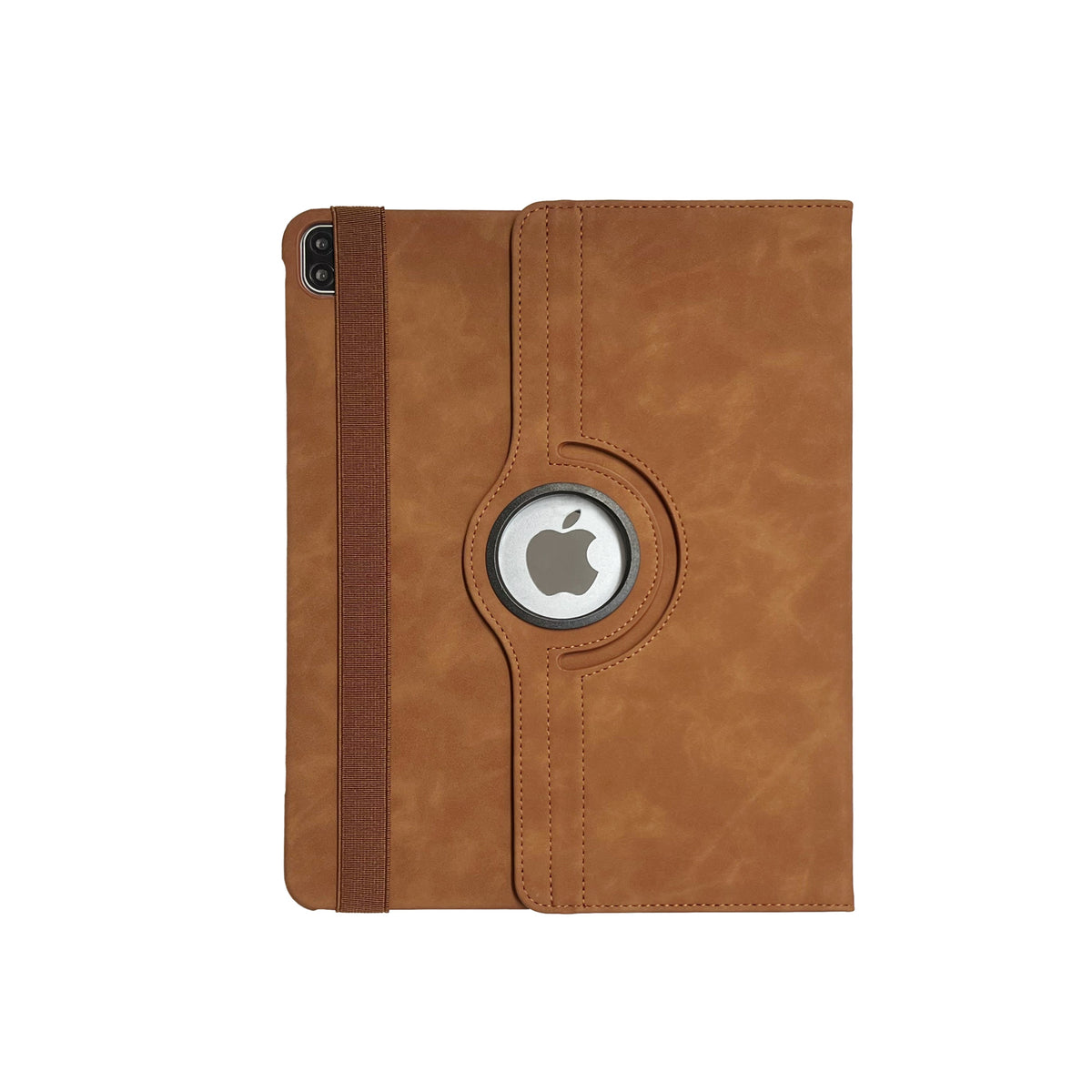 iPad Air 13 inch 2025 Tablet Case - Sienna Brown - Rotating Folio Case