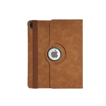 iPad Air 13 inch 2025 Tablet Case - Sienna Brown - Rotating Folio Case
