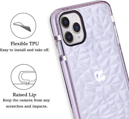 Apple iPhone 11 Pro Hoesje - Roze - Diamant Glitter Back Cover