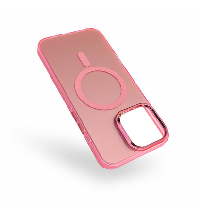 Apple iPhone 16 Pro Max Hoesje - Roze - Fusion Armor MagSafe Back Cover