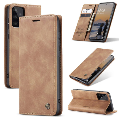 Samsung Galaxy M23 Case - Sienna Brown - Slim Wallet Case