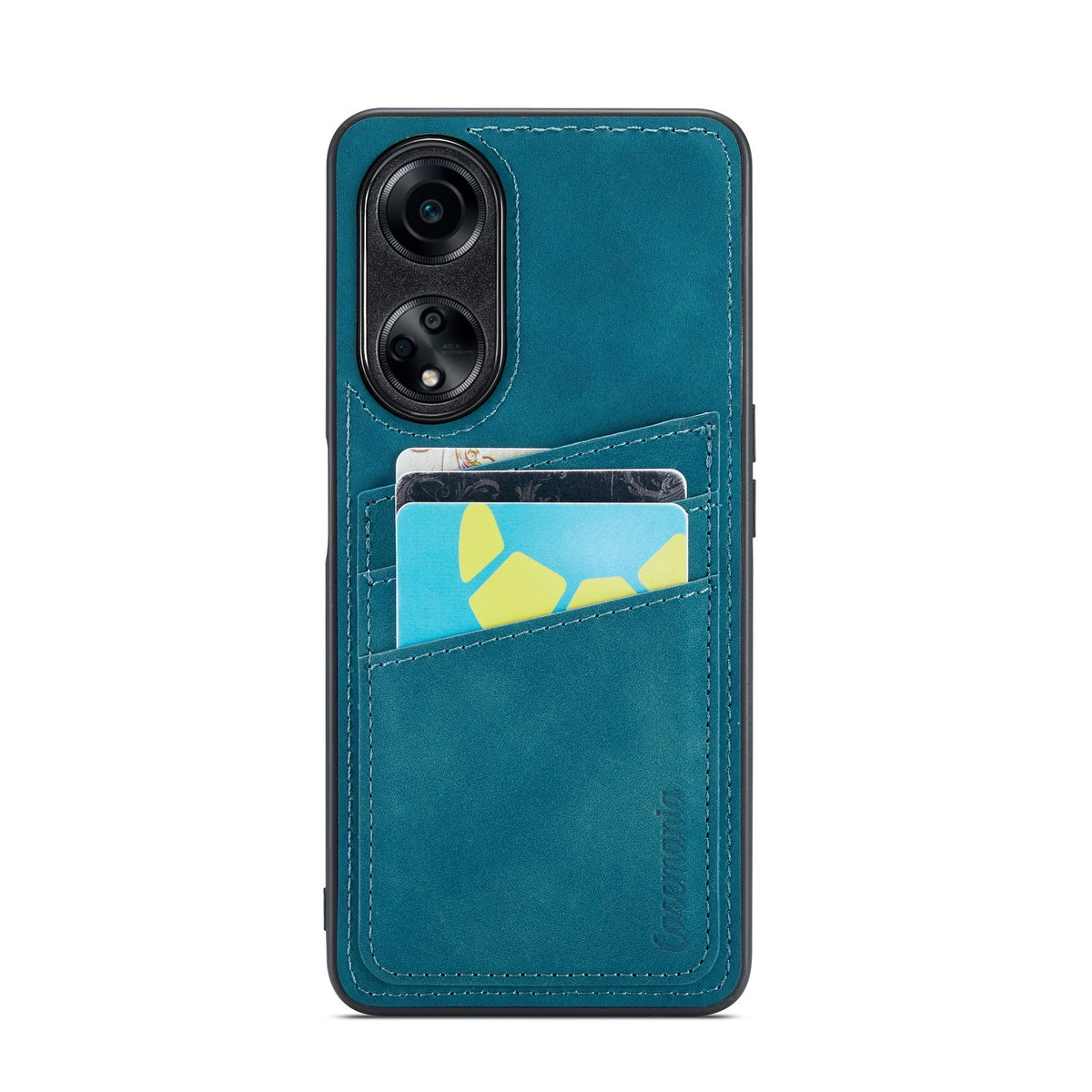 Oppo A98 Hoesje - Emerald Green - Back Cover met Pasjeshouder