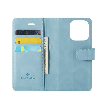 Apple iPhone 16 Pro Case - Aqua Blue - 2-in-1 Wallet Case