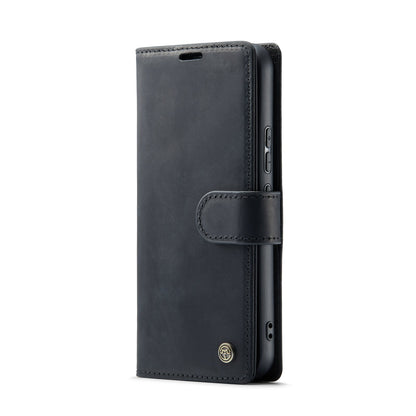 Samsung Galaxy S23 Plus Hoesje - Charcoal Gray - Echt Leren Bookcase