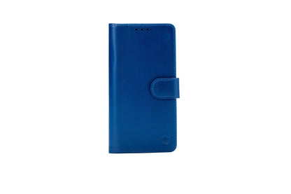 Apple iPhone Air Hülle - Navy Blue - Echtleder MagSafe Klapphülle mit Kartenfach