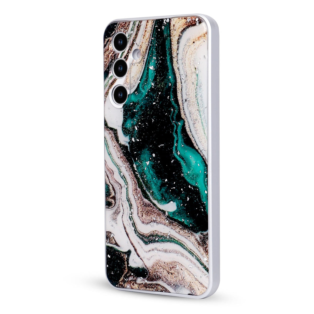 Samsung Galaxy A16 Hoesje - Groen - Marmer Back Cover