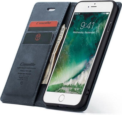 Apple iPhone SE (2020) Hoesje - Shadow Gray - Dunne Bookcase