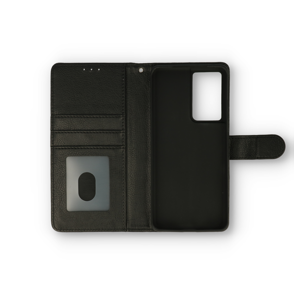 Samsung Galaxy J4+ (2018) Hoesje - Zwart - Luxe Bookcase
