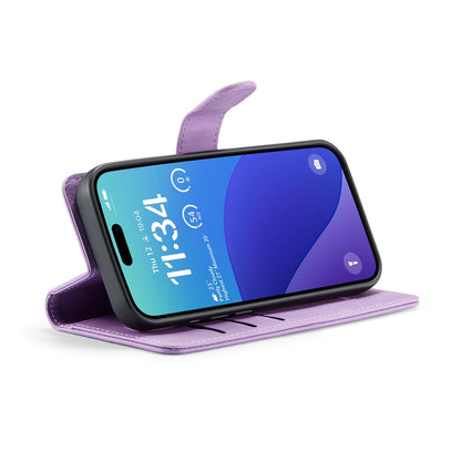 Apple iPhone 16 Pro Hoesje - Bright Lila - 2 in 1 Bookcase