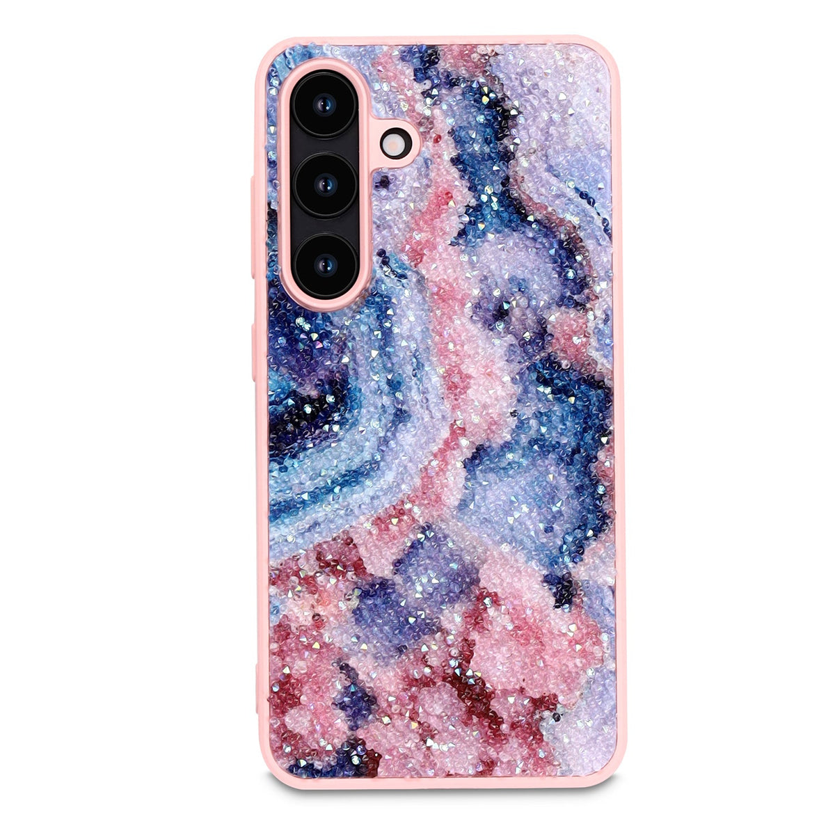 Samsung Galaxy A15 Hoesje - Nova - Diamant Marmer Glitter Back Cover