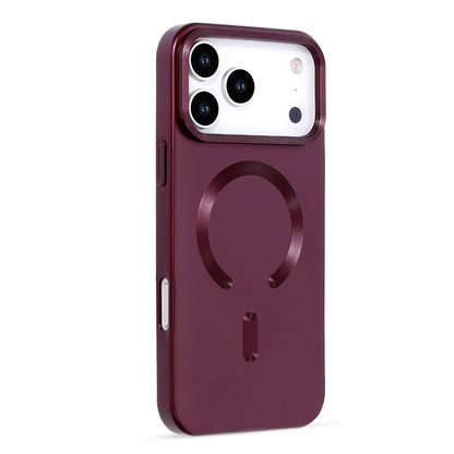 Apple iPhone 18 Pro Max Hoesje - Bordeaux - Matte Siliconen MagSafe Back Cover