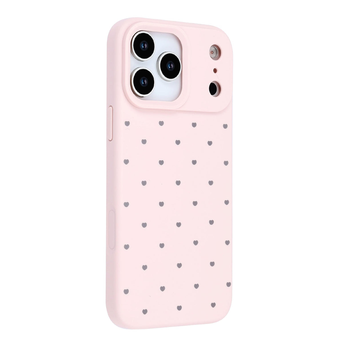 Apple iPhone 18 Pro Max Hoesje - Roze - Hartjes Back Cover