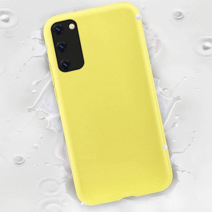 Samsung Galaxy S20 Hülle - Gelb - Silikon Back Cover
