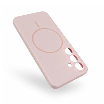 Samsung Galaxy S25 Plus Hoesje - Roze - Liquid Siliconen MagSafe Back Cover